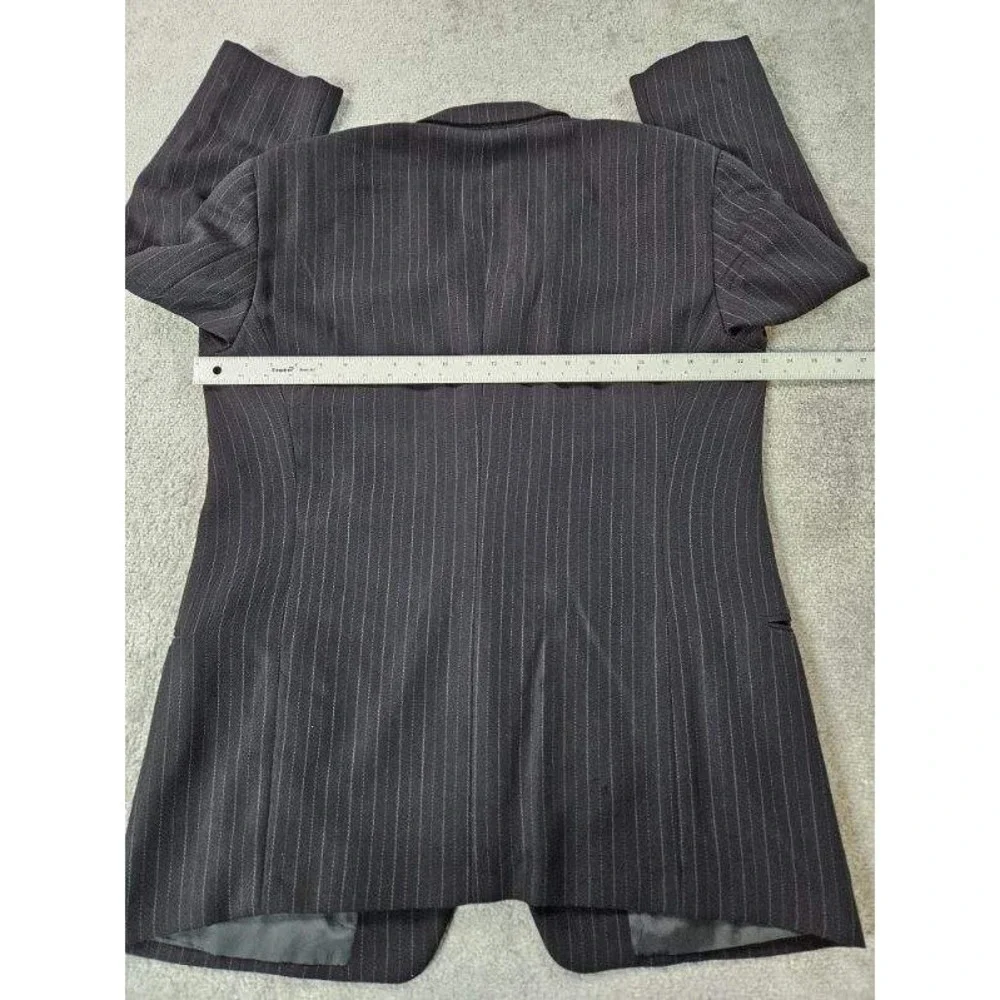 Giorgio Armani Suit Jacket 44 R Black Wool Designer Italy Designer Collezioni